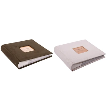 2 Pcs 6Inch 200 Pockets Photo Album Family Memory Pictures Storage Hold Case Scrapbook-Green & White
2 Pcs 6Inch 200 Pockets Photo Album Family Memory Pictures Storage Hold Case Scrapbook-Green & White