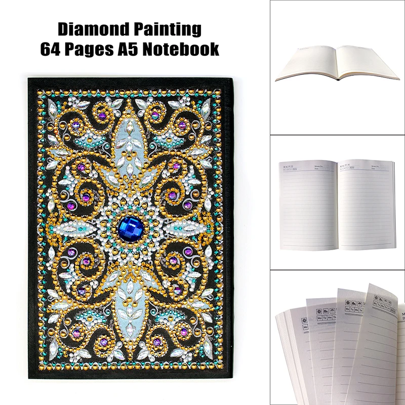 64 Pages DIY Special Shaped Diamond Painting Notebook Diary Book Sketchbook Embroidery Diamond Mandala Cross Stitch Craft Gift
64 Pages DIY Special Shaped Diamond Painting Notebook Diary Book Sketchbook Embroidery Diamond Mandala Cross Stitch Craft Gift