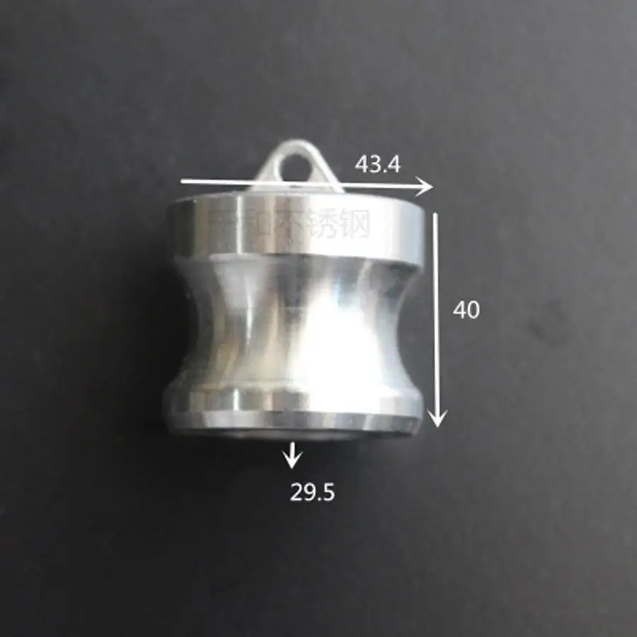 

1-1/4" End Plug Type DP Camlock Quick Disconnect Coupling 316 Stianless Cam Groove For Hose Pumps Homebrew