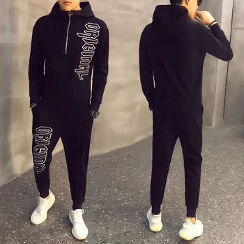 Letter Sweater Men Track Suit Hooded Jacket Sweatsuit Mens Sports Suits Brand 2 Pieces Set Men Jogger Set Printed Tracksuit Men 
Letter Sweater Men Track Suit Hooded Jacket Sweatsuit Mens Sports Suits Brand 2 Pieces Set Men Jogger Set Printed Tracksuit Men