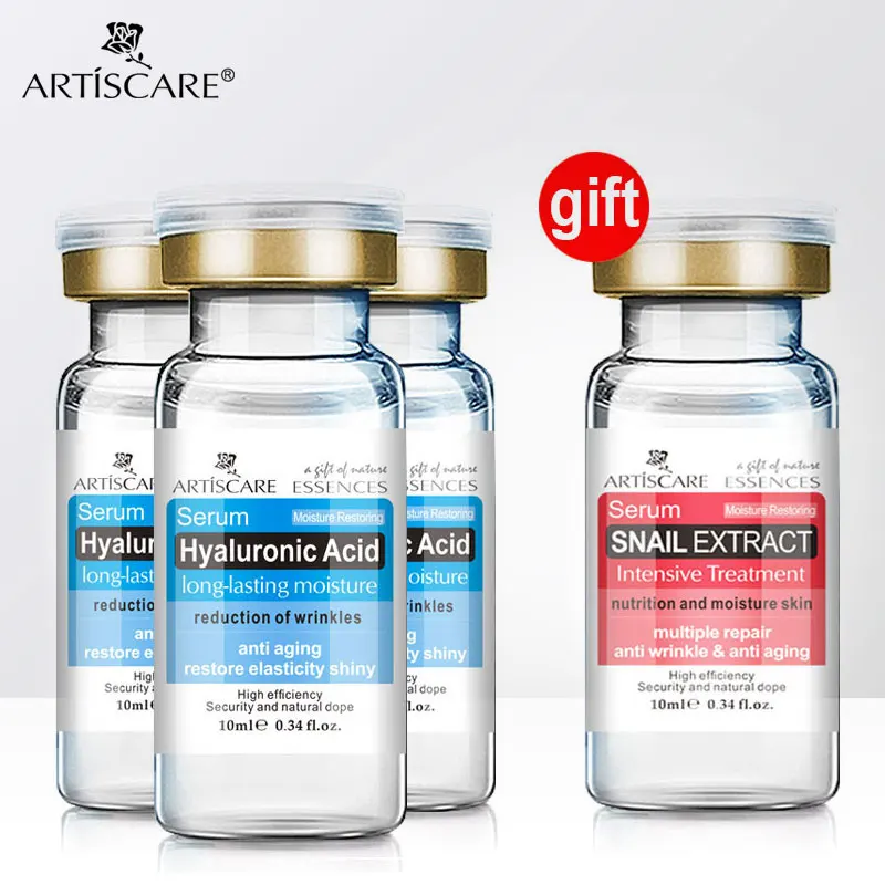 Купить 3 получить 1 подарок ARTISCARE Гиалуроновая кислота сыворотка отбеливание