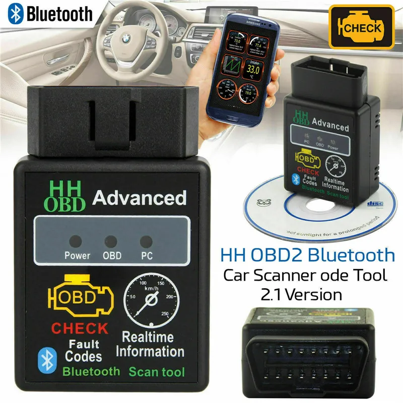 Сканер диагностический автомобильный ELM327/HH/V2.1/OBD2 Bluetooth | Автомобили и мотоциклы