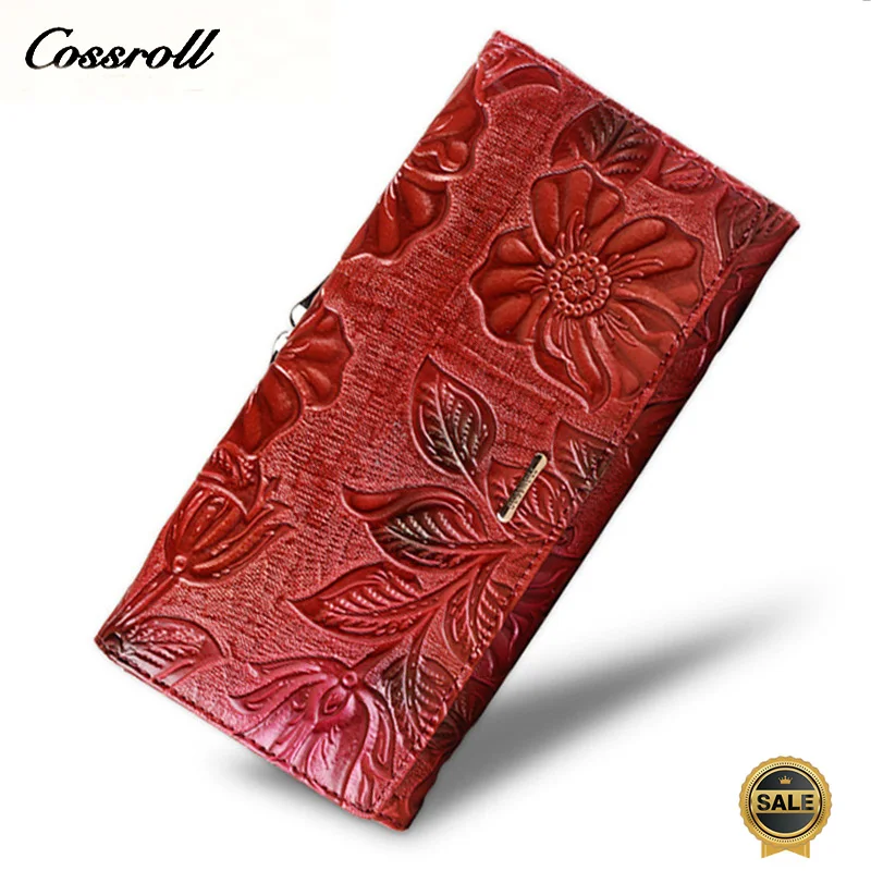 cossroll New Genuine Leather Women Wallets Luxury Brand Design High Quality Fashion Female Purse Card Holder Long Clutch Bag
cossroll New Genuine Leather Women Wallets Luxury Brand Design High Quality Fashion Female Purse Card Holder Long Clutch Bag