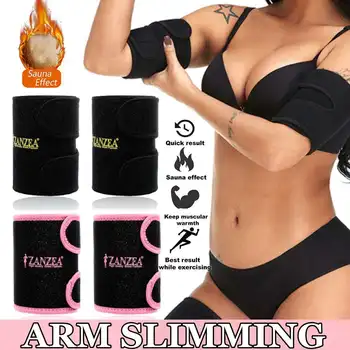 Pair Sweat Arm Sauna Belt Neoprene Trimmer Shaper Fat Burner Trainer Sports Gym Slimmer for Women Men
Pair Sweat Arm Sauna Belt Neoprene Trimmer Shaper Fat Burner Trainer Sports Gym Slimmer for Women Men