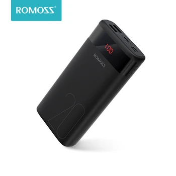 ROMOSS Ares 20 20000mAh Power Bank USB Type Portable Charger External Battery 5V 2.1A With LED Display For Phones Tablet
ROMOSS Ares 20 20000mAh Power Bank USB Type Portable Charger External Battery 5V 2.1A With LED Display For Phones Tablet