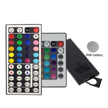 Led Controller 44 Keys 24 Keys LED IR RGB Controler LED Lights Mini Controller IR Remote Dimmer DC12V for 3528 or 5050 RGB Strip
Led Controller 44 Keys 24 Keys LED IR RGB Controler LED Lights Mini Controller IR Remote Dimmer DC12V for 3528 or 5050 RGB Strip