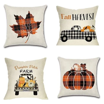 Fall Decor Pumpkin Maple Leaf Pillow Covers Autumn Theme Fall Harvest Pumpkins Truck Farmhouse Decorative
Fall Decor Pumpkin Maple Leaf Pillow Covers Autumn Theme Fall Harvest Pumpkins Truck Farmhouse Decorative