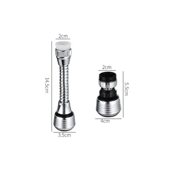 Anpro 360 Degree Swivel Kitchen Faucet Aerator Adjustable Dual Mode Sprayer Filter Diffuser Water Saving Nozzle Faucet Connector
Anpro 360 Degree Swivel Kitchen Faucet Aerator Adjustable Dual Mode Sprayer Filter Diffuser Water Saving Nozzle Faucet Connector