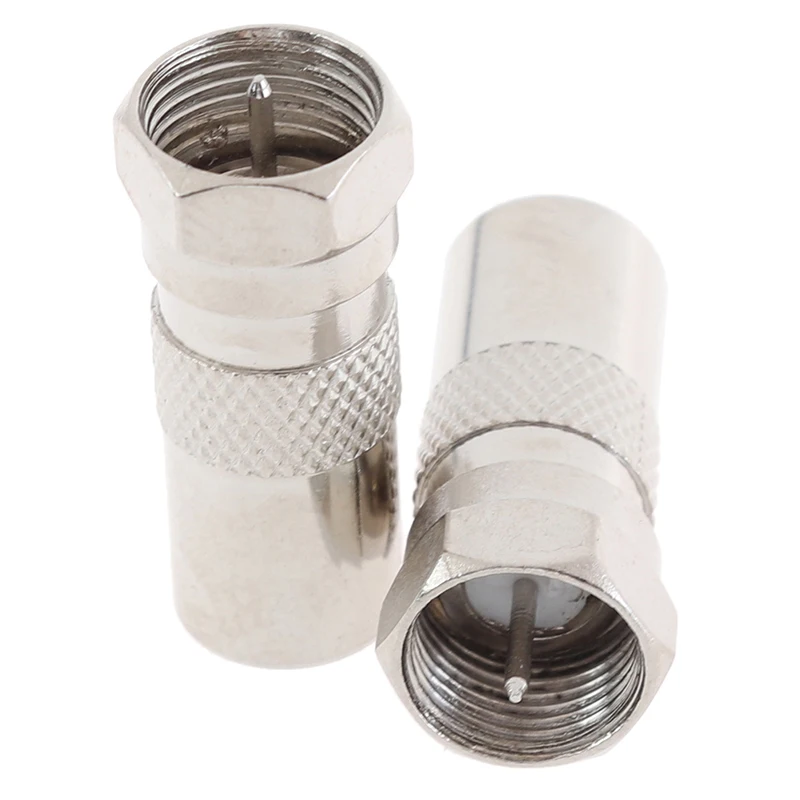 2Pcs High Quality F Type Male Plug Connector Socket To RF Coax TV Aerial Male Adapter Free Shipping
2Pcs High Quality F Type Male Plug Connector Socket To RF Coax TV Aerial Male Adapter Free Shipping