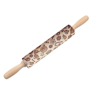 New Christmas Wooden Rolling Pins, Christmas tree Shape Decor Embossing Rolling Pin,with Handle Engraved Xmas Symbols Carved For
New Christmas Wooden Rolling Pins, Christmas tree Shape Decor Embossing Rolling Pin,with Handle Engraved Xmas Symbols Carved For