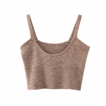 2020 Spring Women's New Slim Slim Thin Wild Knit Camisole Female Sense Sleeveless Beautiful Back Top Retro Bottoming Shirt
2020 Spring Women's New Slim Slim Thin Wild Knit Camisole Female Sense Sleeveless Beautiful Back Top Retro Bottoming Shirt