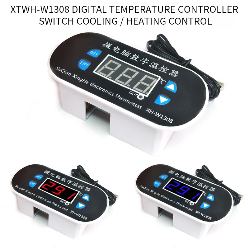 Generic W1308 Digital Cool Heat Sensor Temperature Controller
