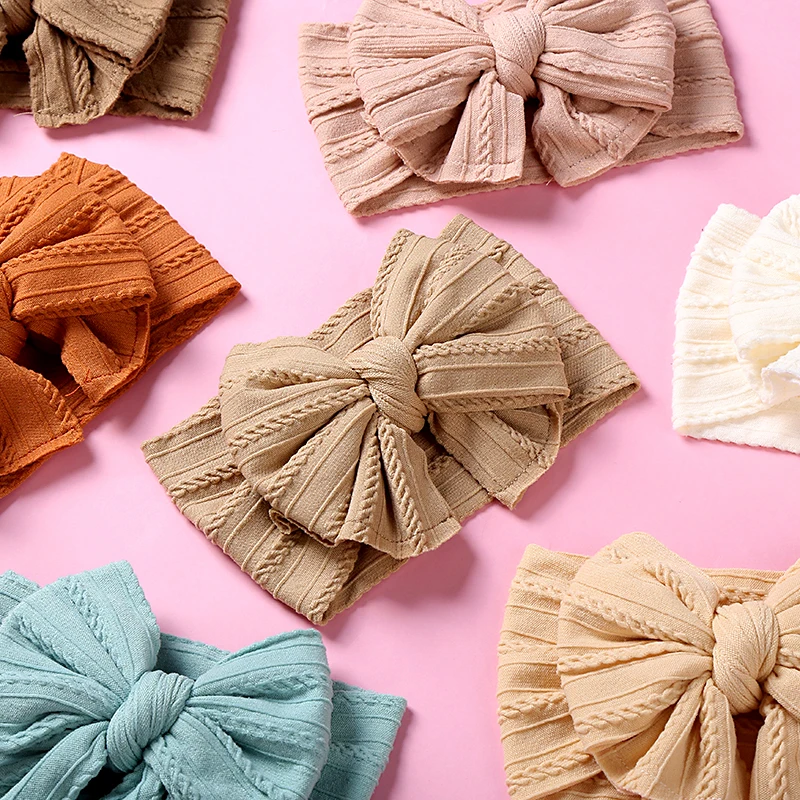 30PC/lot Cable Knit Ribbed Bows Nylon Headband,Baby Nylon Hair Bands,Double Layer Hair Bow Head Wraps,Kid Girls Hair Accessories
30PC/lot Cable Knit Ribbed Bows Nylon Headband,Baby Nylon Hair Bands,Double Layer Hair Bow Head Wraps,Kid Girls Hair Accessories