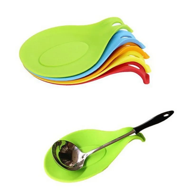 Heat Resistant Silicone Spoon Rest With Handle Household Spoon Rest With Hanging Hole Kitchen Cookware Accessories
Heat Resistant Silicone Spoon Rest With Handle Household Spoon Rest With Hanging Hole Kitchen Cookware Accessories
