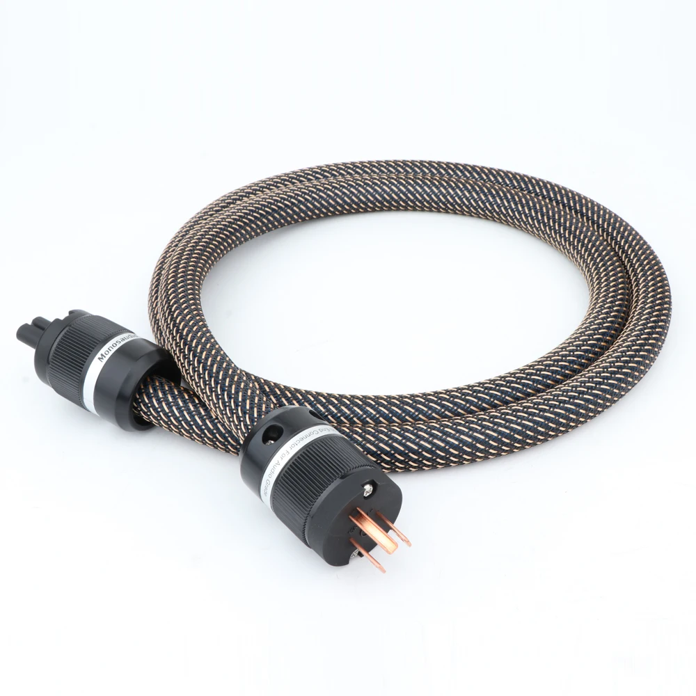 High Quality AC Power EMC Shield US AC Power Cord hi-end Silver Plated Power Cord Cable HIFI Pure Copper US Power Plug
High Quality AC Power EMC Shield US AC Power Cord hi-end Silver Plated Power Cord Cable HIFI Pure Copper US Power Plug