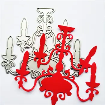 8.3x8.1cm candle chandelier Cutting dies metal crafts paper die-cutting /DIY embossing Christmas and New Year Scrapbooking
8.3x8.1cm candle chandelier Cutting dies metal crafts paper die-cutting /DIY embossing Christmas and New Year Scrapbooking