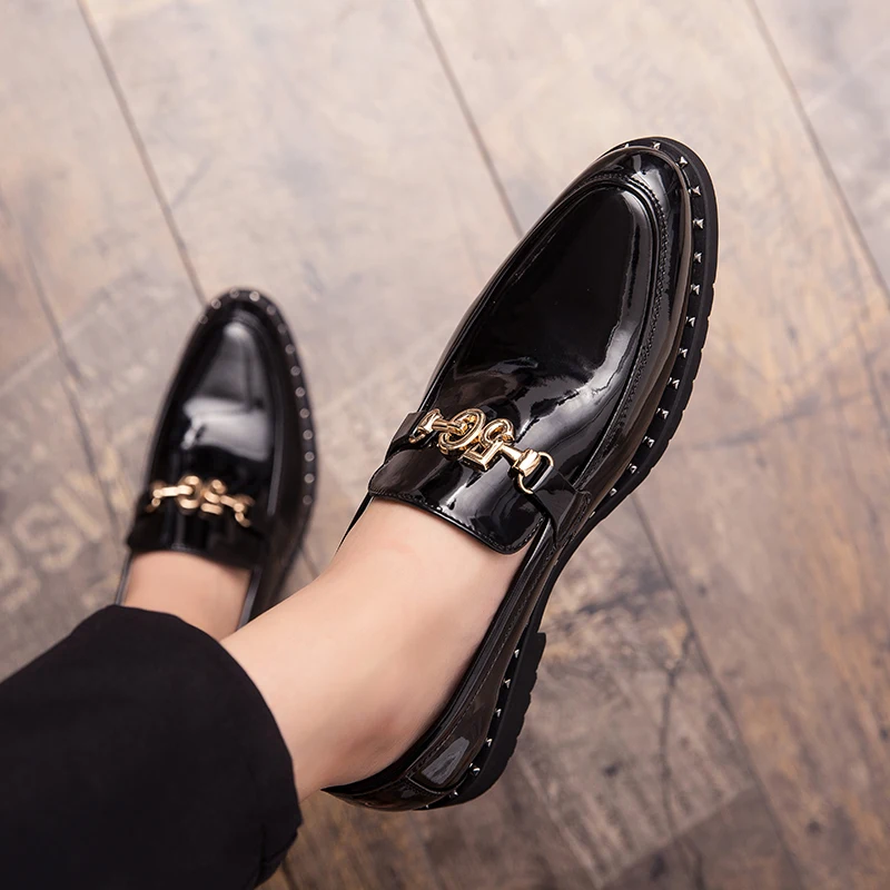 Mens Business Formal Shoes Slip-On Pattern Men British Style Leather Shoes Wedding party Loafers Moccasins Italian club shoes 4
Mens Business Formal Shoes Slip-On Pattern Men British Style Leather Shoes Wedding party Loafers Moccasins Italian club shoes 4