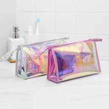 Transparent Laser Pencil Bag Portable Simple Fashion Waterproof Travel Pvc Cosmetic Storage Case Capacity Pouch School Supplies
Transparent Laser Pencil Bag Portable Simple Fashion Waterproof Travel Pvc Cosmetic Storage Case Capacity Pouch School Supplies