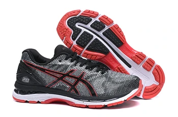 Asics GEL-Nimbus 20 Gray Red Men's Knitted Mesh Running Shoes Breathable Outdoor Sport Cross No-Slip Track Running Sneakers 
Asics GEL-Nimbus 20 Gray Red Men's Knitted Mesh Running Shoes Breathable Outdoor Sport Cross No-Slip Track Running Sneakers