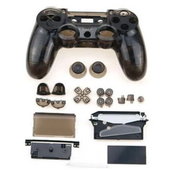 PS4 Controller Custom Black Transparent Full Housing Gamepad Shell Case Buttons Cover Kit Replacement for Sony Playstation 4 V1
PS4 Controller Custom Black Transparent Full Housing Gamepad Shell Case Buttons Cover Kit Replacement for Sony Playstation 4 V1