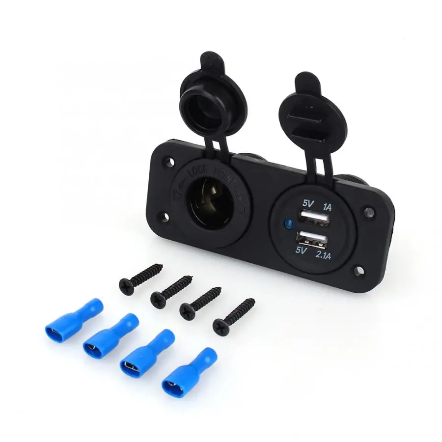 Dual USB Car Auto Cigar Lighter Socket Splitter 12V Charger Power Adapter Outlet Adapter Outlet Accessories
Dual USB Car Auto Cigar Lighter Socket Splitter 12V Charger Power Adapter Outlet Adapter Outlet Accessories