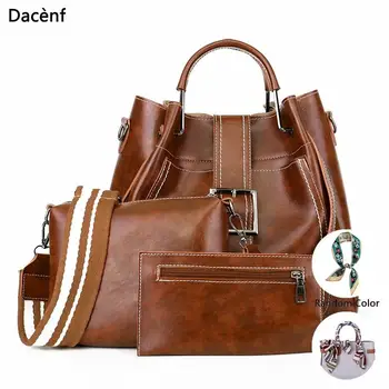 New Large Capacity Composite Bag Women Shoulder Bags Messenger Bright Leather Handbag Soft Crossbody Fashion Ladies Simple Tote
New Large Capacity Composite Bag Women Shoulder Bags Messenger Bright Leather Handbag Soft Crossbody Fashion Ladies Simple Tote