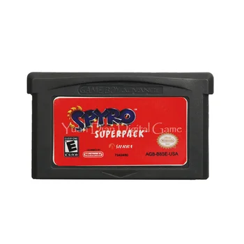 For Nintendo GBA Video Game Cartridge Console Card Spyro Superpack English Language US Version
For Nintendo GBA Video Game Cartridge Console Card Spyro Superpack English Language US Version
