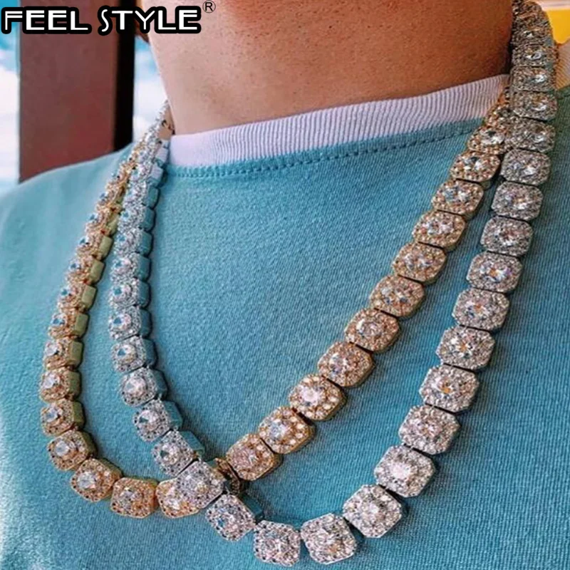 Цепь МУЖСКАЯ ТЕННИСНАЯ квадратная в клетку, украшение в стиле хип-хоп с кубическим цирконием класса ААА, Чокеры с блестками, ювелирные изделия, 11 мм
Цепь МУЖСКАЯ ТЕННИСНАЯ квадратная в клетку, украшение в стиле хип-хоп с кубическим цирконием класса ААА, Чокеры с блестками, ювелирные изделия, 11 мм