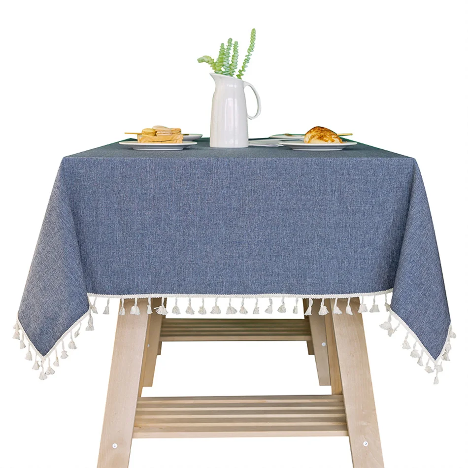 New Year's Blue Tablecloths Home Rectangular Table Cloth Cover Cotton Linen Fabric,Christmas Decoration for Wedding Kitchen
New Year's Blue Tablecloths Home Rectangular Table Cloth Cover Cotton Linen Fabric,Christmas Decoration for Wedding Kitchen