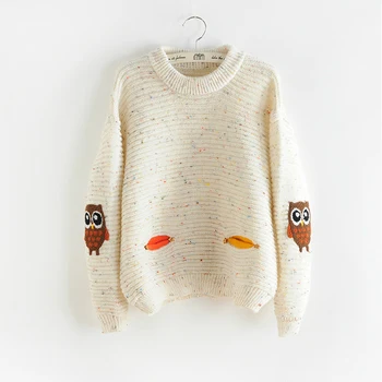 New Fashion 2020 Spring Autumn For Womens Colorful Cotton Sweaters loose Warm Knitted Sweet Pullovers Sweaters Female Tops
New Fashion 2020 Spring Autumn For Womens Colorful Cotton Sweaters loose Warm Knitted Sweet Pullovers Sweaters Female Tops