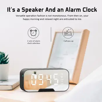 G5 Wireless Bluetooth Speaker Alarm Clock Digital Wall Clock Phone Stand Function Alarm Clock Desk Clock Digital Led Wall Clock
G5 Wireless Bluetooth Speaker Alarm Clock Digital Wall Clock Phone Stand Function Alarm Clock Desk Clock Digital Led Wall Clock