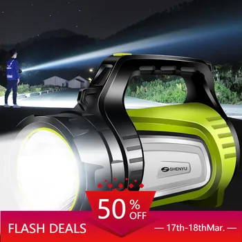 LIGHTBEK 20w Super Bright Outdoor Handheld Portable USB Rechargeable Flashlight Torch Searchlight Multi-function Long Shots Lamp
LIGHTBEK 20w Super Bright Outdoor Handheld Portable USB Rechargeable Flashlight Torch Searchlight Multi-function Long Shots Lamp