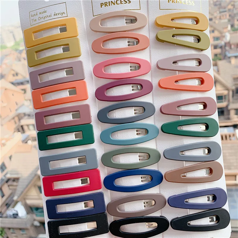 Fashion Simple Morandi Hairpin Bangs Metal Barettes Girls Candy Color Clips Basic Hair Accessories 10Pcs/Set Frosted Daily Life
Fashion Simple Morandi Hairpin Bangs Metal Barettes Girls Candy Color Clips Basic Hair Accessories 10Pcs/Set Frosted Daily Life