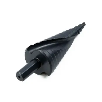 Durable HSS4241 Spiral Step Cone DRILL BIT Hole Cutter Nitride Coated 4-32mm New
Durable HSS4241 Spiral Step Cone DRILL BIT Hole Cutter Nitride Coated 4-32mm New