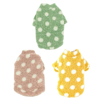 Winter Dog Clothes Warm Fleece Puppy Hoodies Shirt Chihuahua Cute Dot Pattern Pet Clothing For Small Medium Dog Coat Cat Costume
Winter Dog Clothes Warm Fleece Puppy Hoodies Shirt Chihuahua Cute Dot Pattern Pet Clothing For Small Medium Dog Coat Cat Costume
