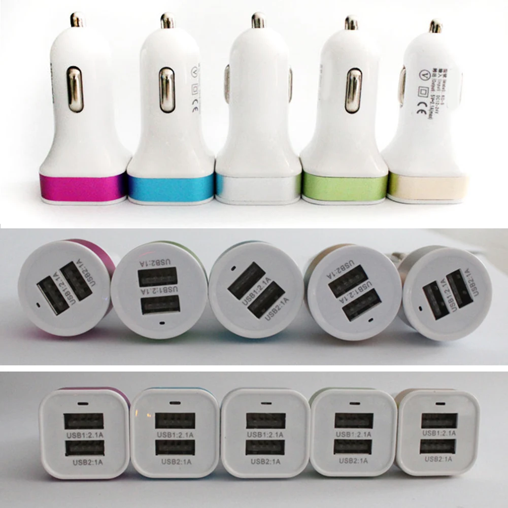 2.1A/1A ABS Charger For Tablet PC Mobile Phone, Car Cigarette Lighter Type Charger Double USB Interface Car Kit Charger
2.1A/1A ABS Charger For Tablet PC Mobile Phone, Car Cigarette Lighter Type Charger Double USB Interface Car Kit Charger