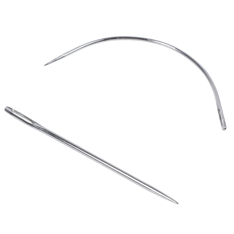7 Repair Sewing Needles Curved Threader for Leather Canvas Stainless Steel Silver
7 Repair Sewing Needles Curved Threader for Leather Canvas Stainless Steel Silver