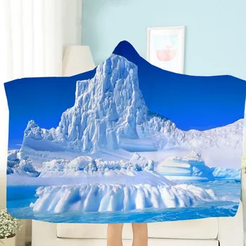 Ice World Hooded Blanket Glacier Scenery Fleece Blanket 3D Printing Nature Landscape Throw Blanket Nap Office Wearable Blanket
Ice World Hooded Blanket Glacier Scenery Fleece Blanket 3D Printing Nature Landscape Throw Blanket Nap Office Wearable Blanket