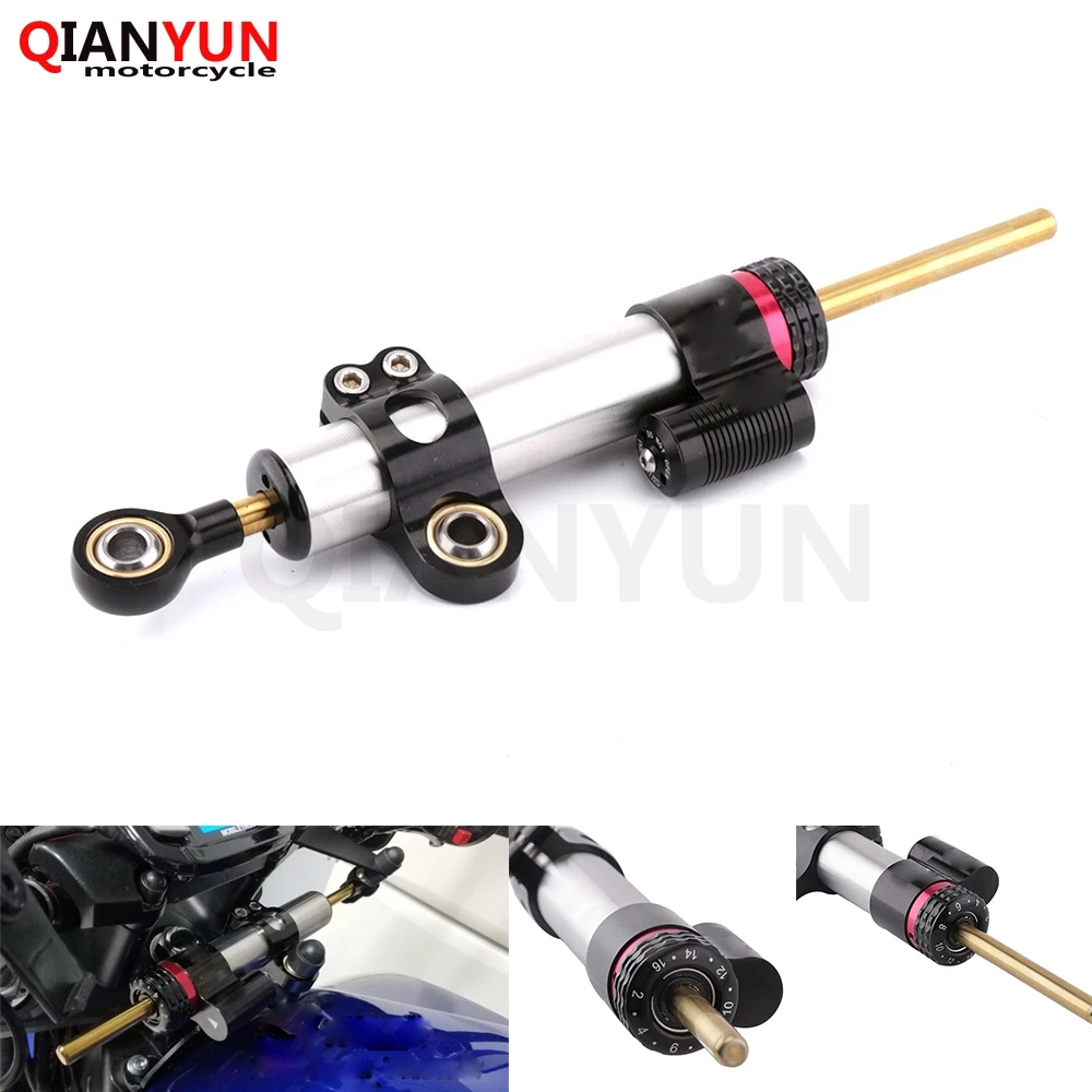 Motorcycle Damper Stabilizer Damper Steering Reversed Safety Control For yamaha YZF 1000 R1 FZS 1000 FAZER YZF 600 R6 V-MAX 1200
Motorcycle Damper Stabilizer Damper Steering Reversed Safety Control For yamaha YZF 1000 R1 FZS 1000 FAZER YZF 600 R6 V-MAX 1200