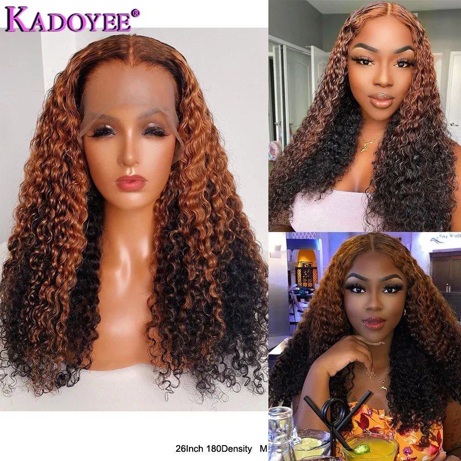 KADOYEE Deep Wave Wig Brown Ombre Human Hair Wigs For Black Women Brazilian Remy Human Hair Lace Wigs 13X1 T Part Lace Wig 150%
KADOYEE Deep Wave Wig Brown Ombre Human Hair Wigs For Black Women Brazilian Remy Human Hair Lace Wigs 13X1 T Part Lace Wig 150%