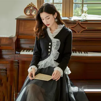 XUXI 2020 Women Spring Cardigan Sweater European Wine Fashion Underwear Flyer Only Fresh Small Chest Casual Sleeve FZ0800
XUXI 2020 Women Spring Cardigan Sweater European Wine Fashion Underwear Flyer Only Fresh Small Chest Casual Sleeve FZ0800