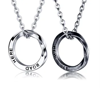 Accessories Fashion All-Match Titanium Steel Circle Necklace Men And Women Pendants Couples Love Set Wedding 25+2 Inch
Accessories Fashion All-Match Titanium Steel Circle Necklace Men And Women Pendants Couples Love Set Wedding 25+2 Inch