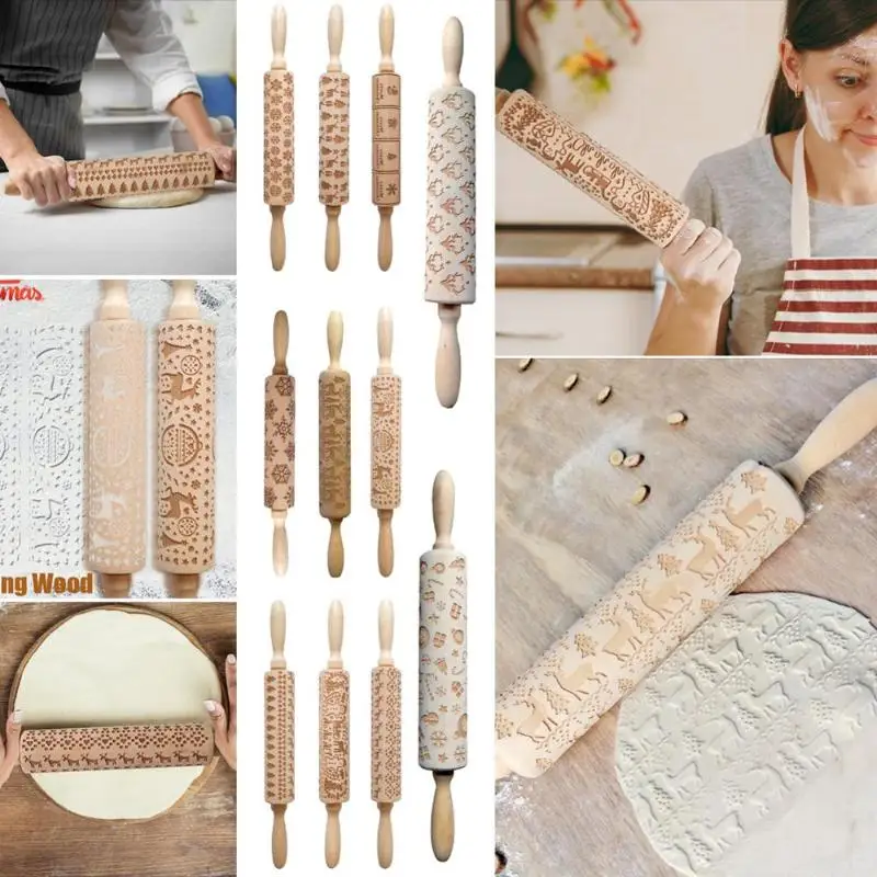 Rolo de Massa com Tema de Natal para Biscoito - Santa Roller