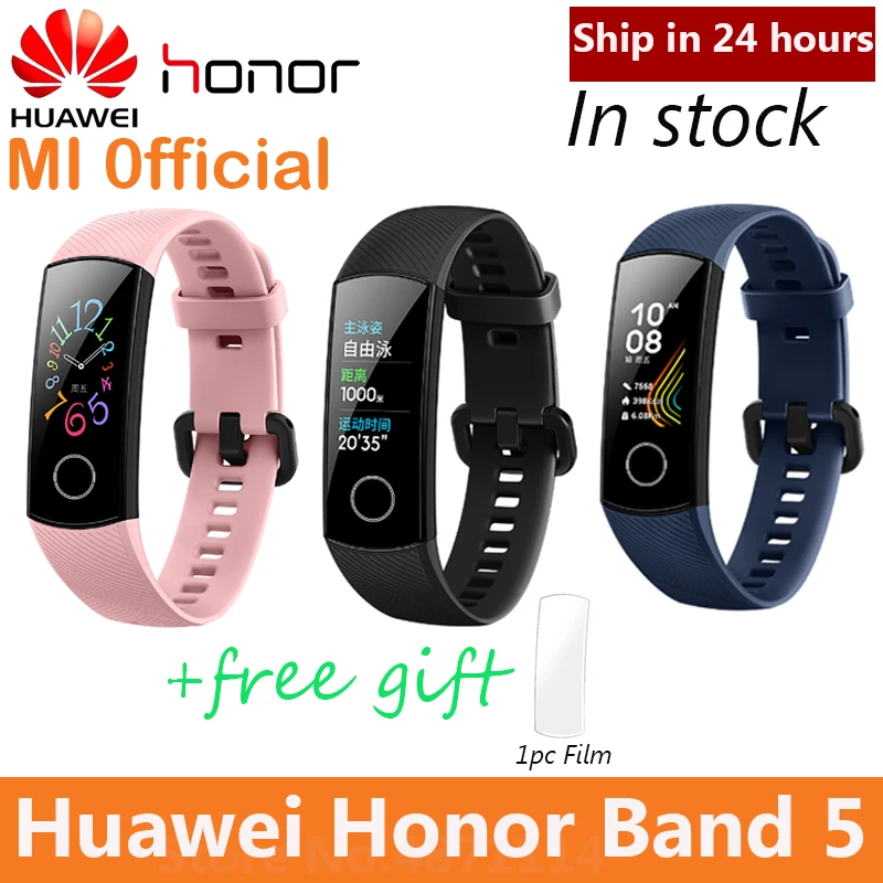 Huawei Honor new band 5 Color Screen Bluetooth heart rate sleep detector Activity replace honor Band 4 Chinese Version
Huawei Honor new band 5 Color Screen Bluetooth heart rate sleep detector Activity replace honor Band 4 Chinese Version