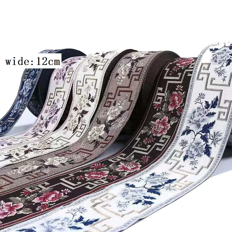 10yards/lot wide 12CM Woven Jacquard Ribbon Chinese style for clothing accessory ZH-4912
10yards/lot wide 12CM Woven Jacquard Ribbon Chinese style for clothing accessory ZH-4912