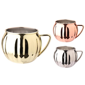 Stainless Steel Plating Creative Pumpkin-Shaped Cocktail Bar KTV Moscow Mugs Cup Sub-700Ml
Stainless Steel Plating Creative Pumpkin-Shaped Cocktail Bar KTV Moscow Mugs Cup Sub-700Ml