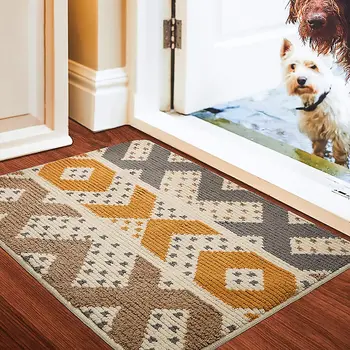 

Color&Geometry Indoor Doormat Front Door Mat Waterproof Non Slip Washable Quickly Absorb Moisture and Resist Dirt Rugs Entrance