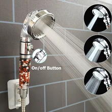 Z&L Hot Bathroom 3 Modes High Pressure Adjustment Ionic Mineral Anion On/Off Switch Button Water Saving Handheld Shower Head
Z&L Hot Bathroom 3 Modes High Pressure Adjustment Ionic Mineral Anion On/Off Switch Button Water Saving Handheld Shower Head