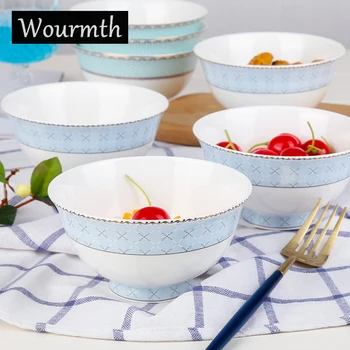 4 pc Chinese Style 4.5-inch High Bowl Bone China Rice Bowl Reative Instant Noodles Bowl Ceramic High quality Household Tableware
4 pc Chinese Style 4.5-inch High Bowl Bone China Rice Bowl Reative Instant Noodles Bowl Ceramic High quality Household Tableware