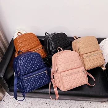 Women Fashion Backpack Mochilas PU Leather Ladies Travel Bags Student School Rucksack Teenage Girls Casual Bagpack 2020 New 
Women Fashion Backpack Mochilas PU Leather Ladies Travel Bags Student School Rucksack Teenage Girls Casual Bagpack 2020 New
